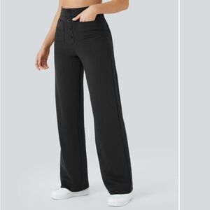 HALARA Black Straight Leg Pants